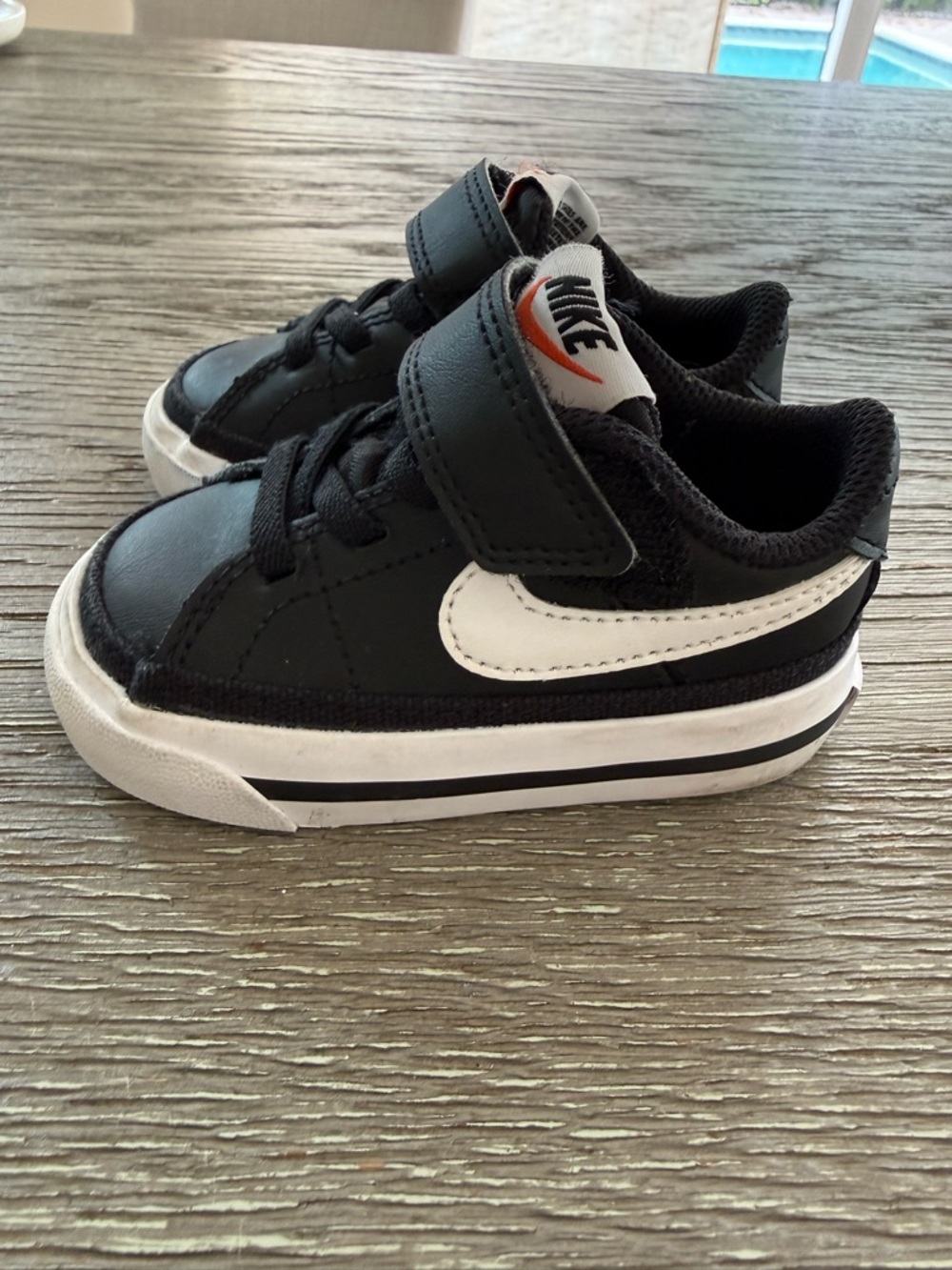 Nike Baby Court Legacy Black & White